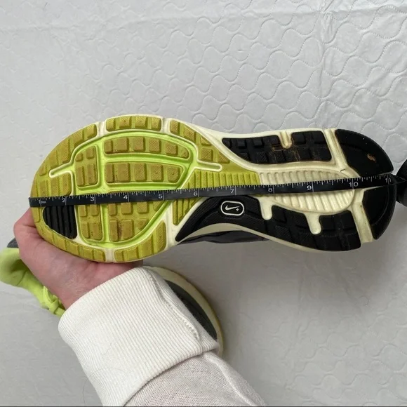 Nike Lunar Eclipse 2 gray and yellow running sneakers - Picture 8 of 9